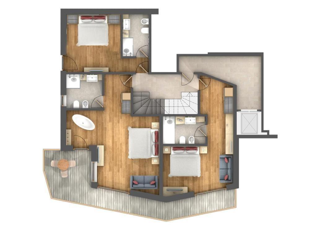 Luxury Chalet Lefiro Santa Cristina Val Gardena Eksteriør bilde